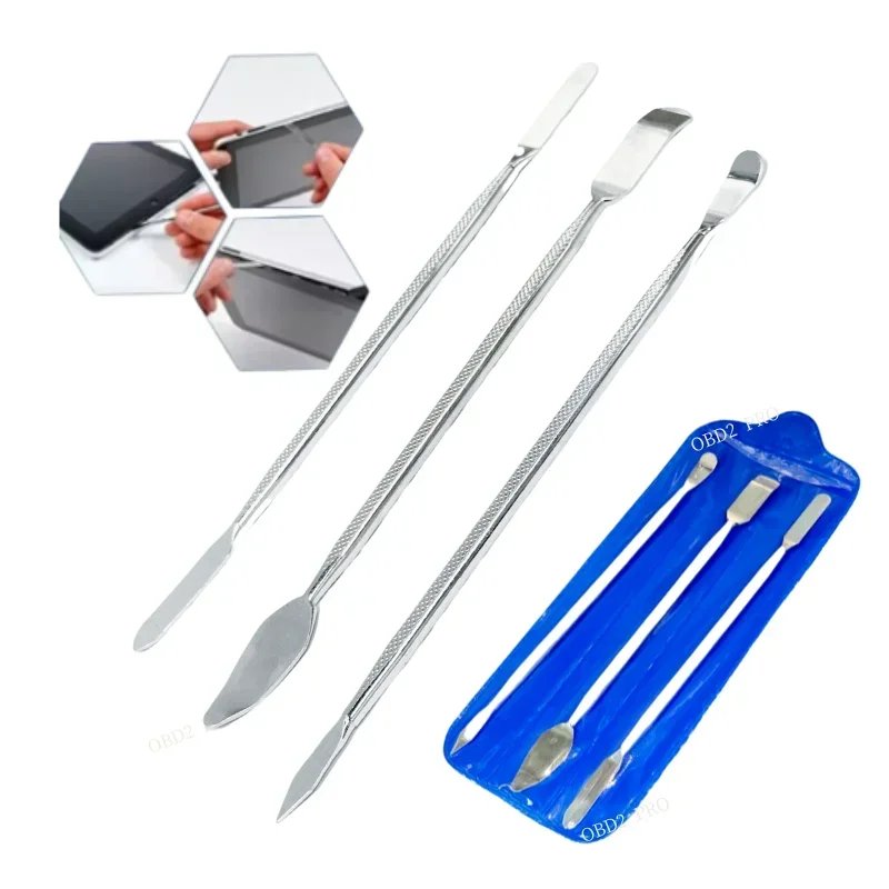 3PCS Smart Phone Repair Tools Kit Opening Pry Hand Tool Kit Blade Metal Spudger Disassemble Tools For APPLE Tablet PC