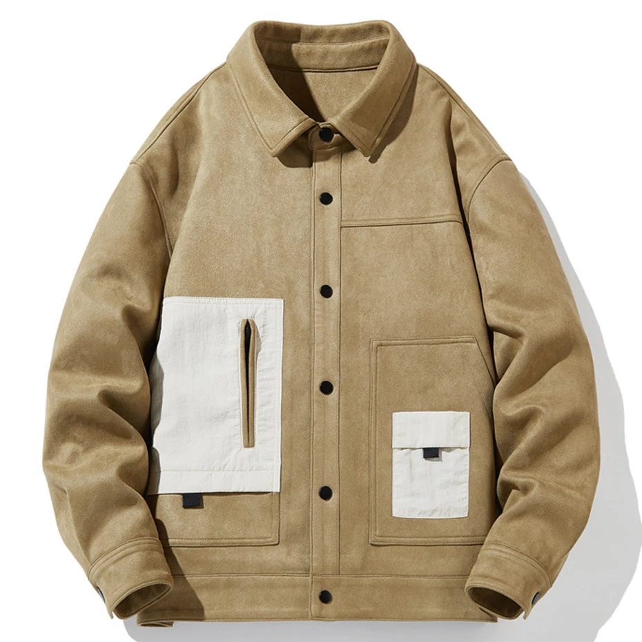 

Мужская куртка в стиле пэчворк с цветными блоками, весна-осень, пальто, модная повседневная куртка на пуговицах, телефон 5XL