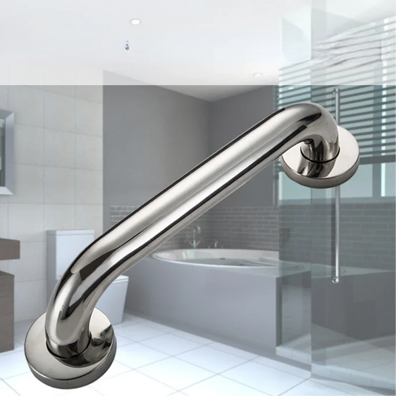 Bathroom Safety Handrail, 304 Stainless Steel Anti-slip Handle, Toilet Handrail for Elderly, Disabled Safety Handle.