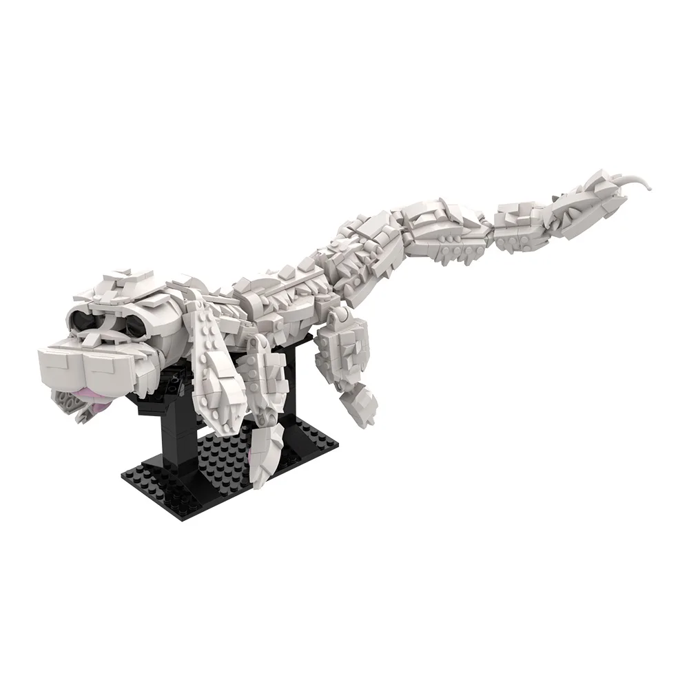 MOC Film Het Neverending verhaal Falkor Skelet Bouwstenen Model Westerse Legendarische Draak Bricks Gemonteerd Speelgoed KINDEREN Gift