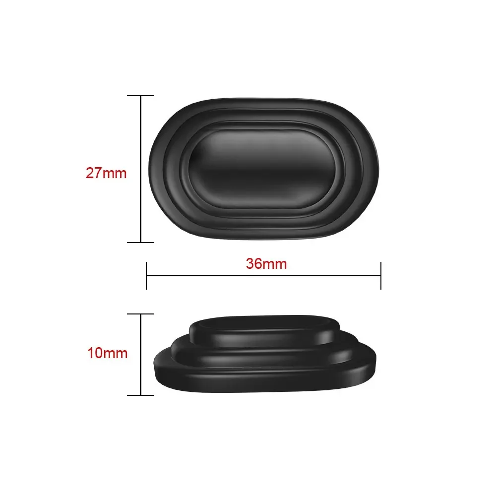 Universal Car Door Bumper Protector Adesivos, Amortecedor, Mudo, Ruído, Juntas, Caminhões, SUV, 10pcs