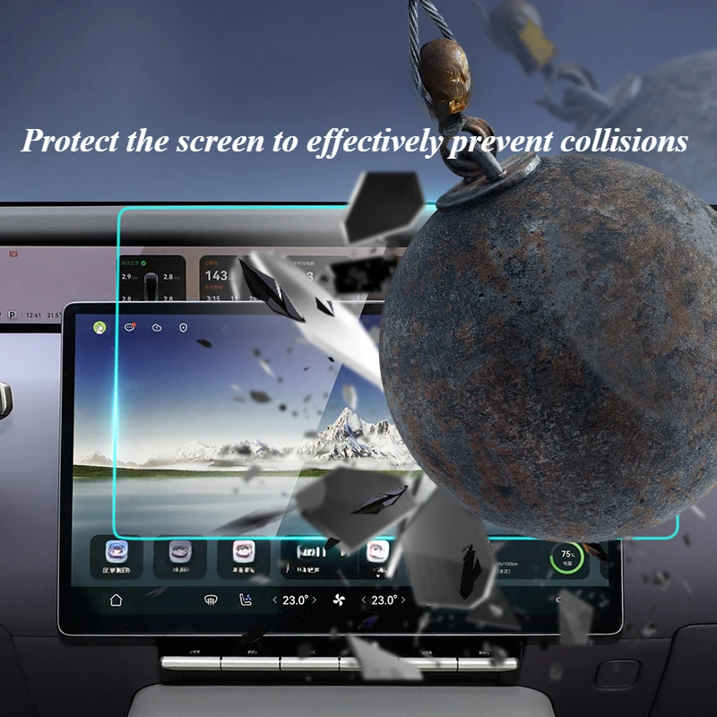 For Avatr 11/12 Automotive central control navigation toughened film prevent reflection instrument HD film