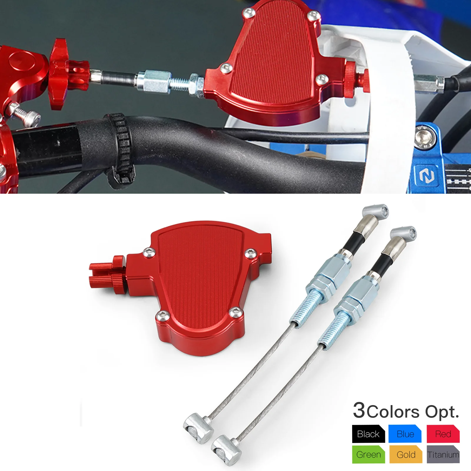 

NICECNC For Honda CRF 150F 230F CRF150R CRF250R CRF250X CRF450R CRF450X CRF230L CR250 500 Stunt Clutch Easy Pull Cable System