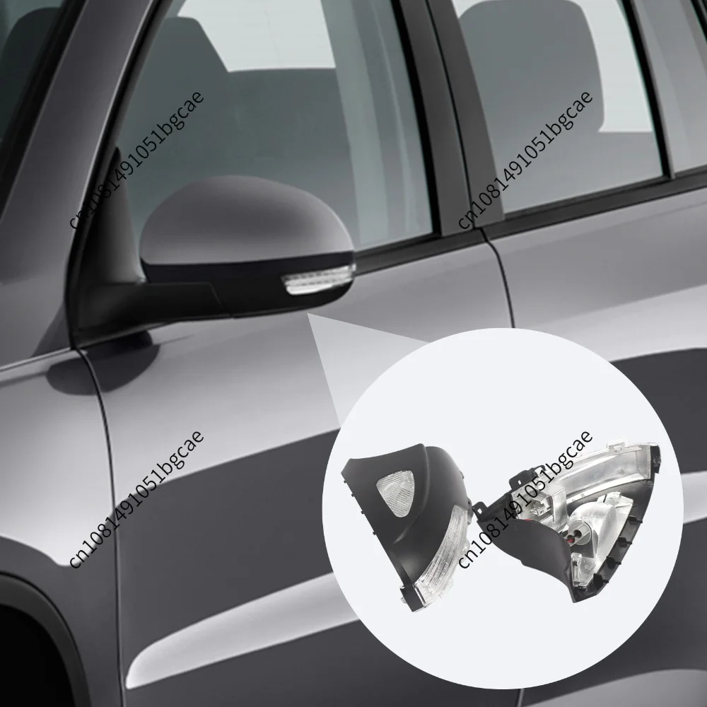 Luz LED de Señal de Giro para Espejo Lateral para Seat Alhambra 710 Mod. Bj. 6/2010-2024 para VW para Tiguan 5N Mod. Bj. 1/2009-7/2018