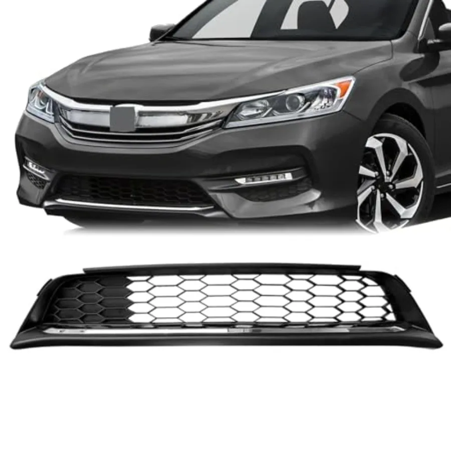 

Нижняя решетка переднего бампера с хромированной окантовкой для Honda Accord Sedan 2016-2017, HO1036126 71152T2FA50