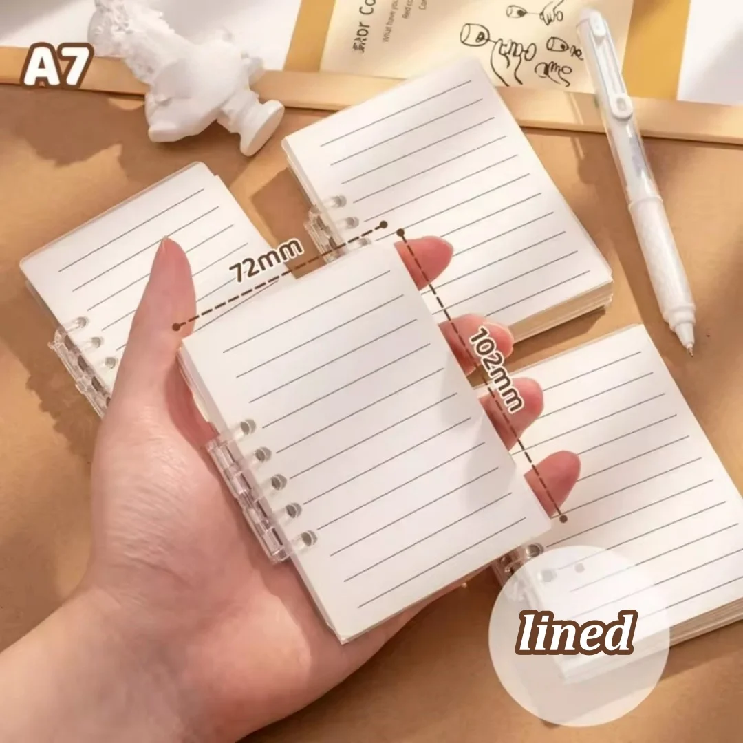 Мини-скетчбук-прозрачный-блокнот-формата-А7-блокнот-с-отрывными-листами-креативные-тетради-для-письма-для-школы-для-заметок-для-офиса