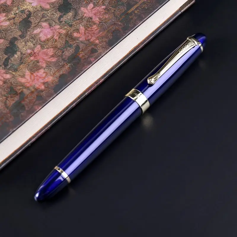

Роскошная мужская перьевая ручка Jinhao X450 для деловых студентов, диаметр 0,5 мм, сверхтонкий наконечник QXNF