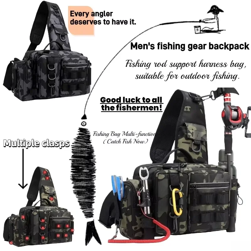 Sac de pêche en plein air, ave - Outdoor Hunting Place avis et prix