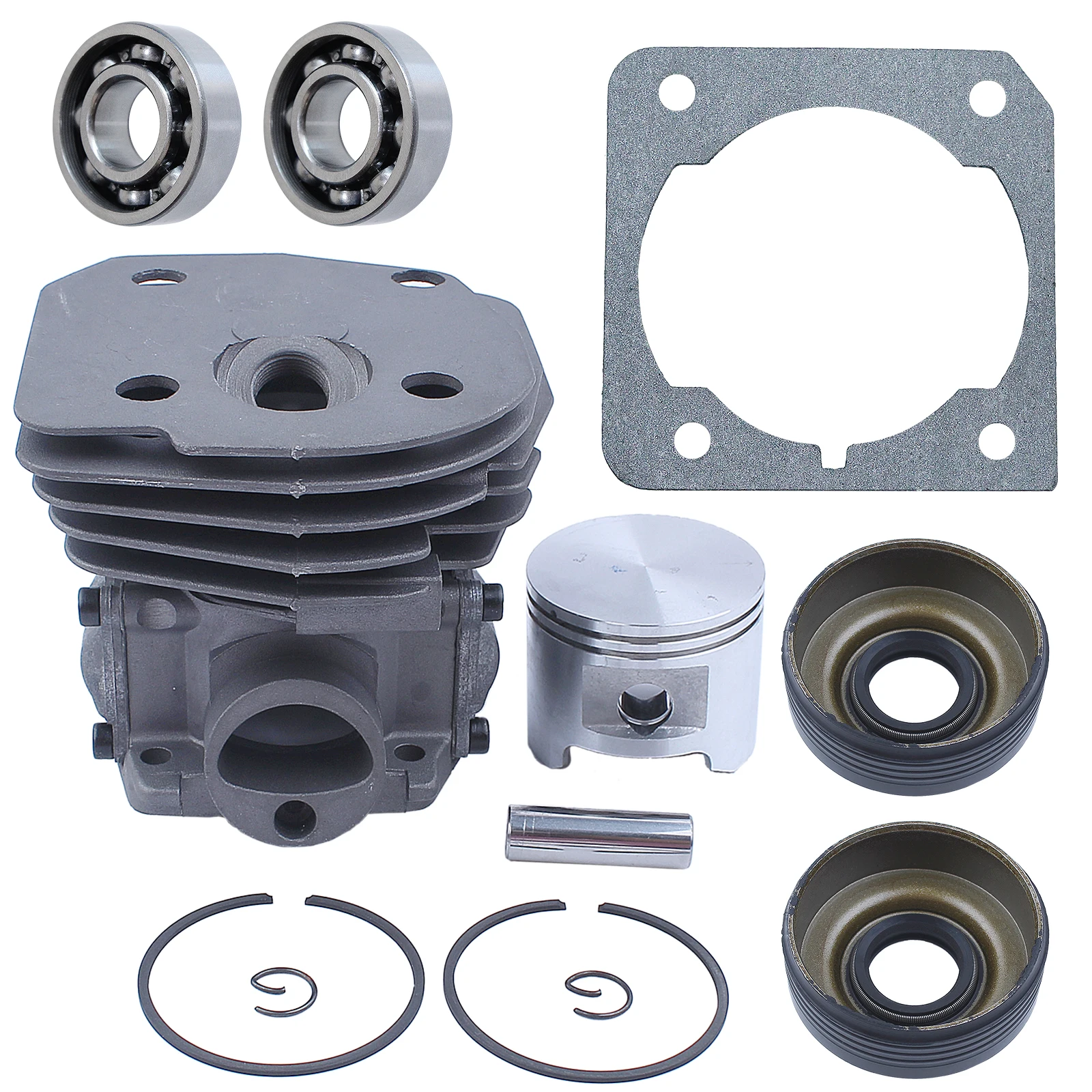 Imagem -02 - Cilindro Pistão Oil Seal Bearing Kit para Husqvarna 45 mm 353 346xp 350 Chainsaw 537253002 503862803