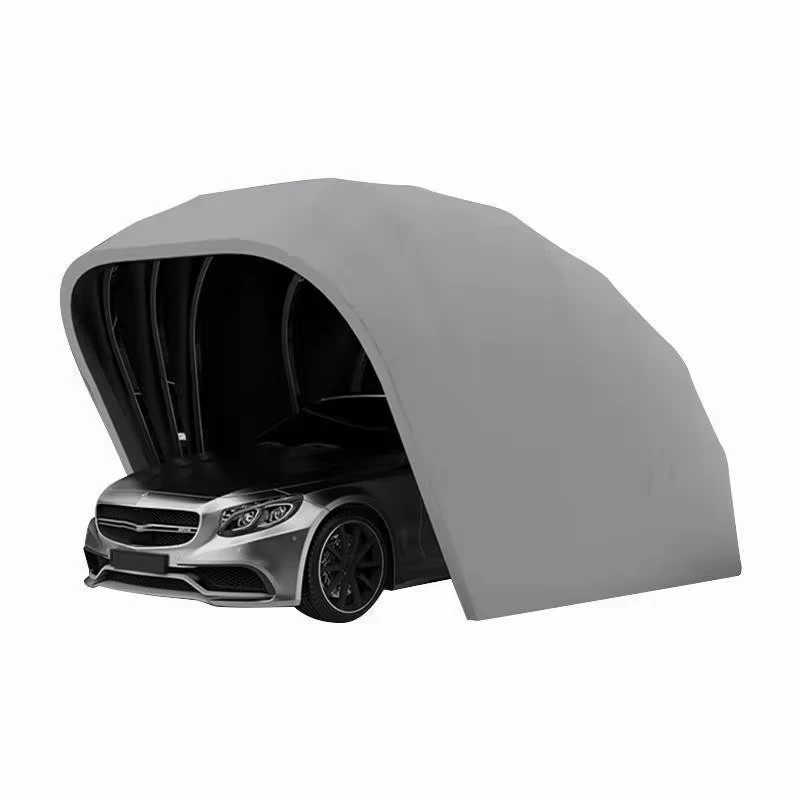 Portable Car Cover Awning Windproof Rainproof UV Protection Folding Outdoor Car Sunshade Windproof Umbrella Camping Car Cover