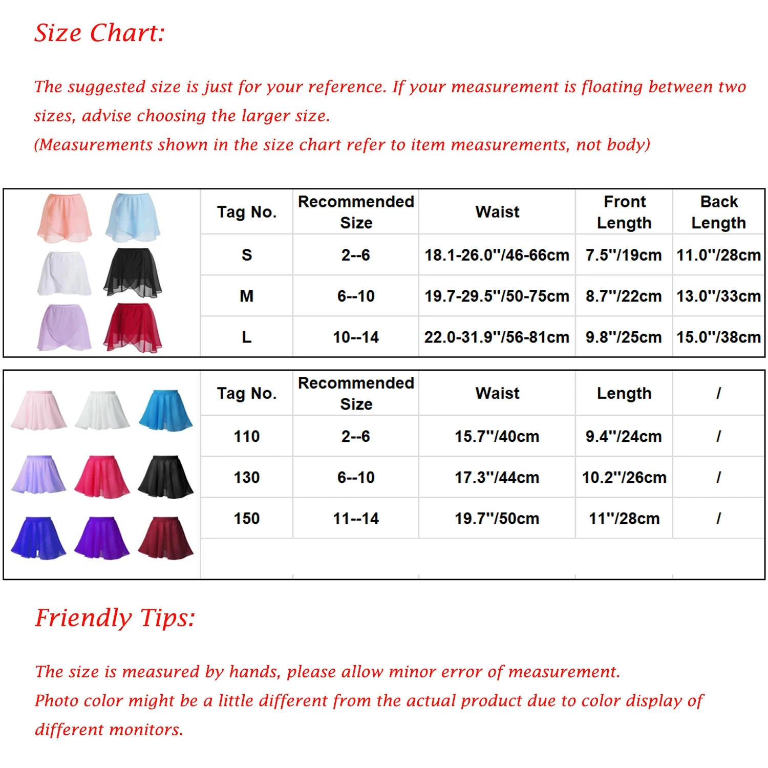 Summer Kids Girls Ballet Dance Skirt Elastic Waistband Chiffon Veil Skirt Dancewear for Leotard Training Performance Costumes