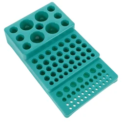 Green Plastic Tube Rack Multi Purpose Test Tube Holder Sampling Plant Stand Laboratory Storage ganizer Reusable