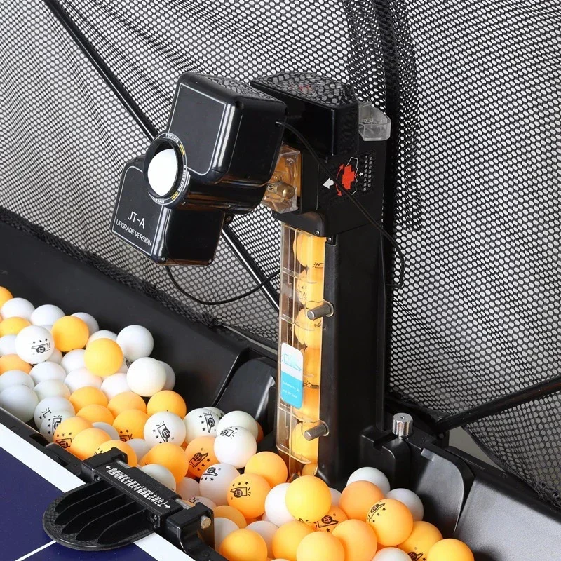

New 1PC JT-A Table Tennis Robots Ball Machines Automatic Ball Machine 36 Spins Home Practicing Machine With A Net Cover 100-240V