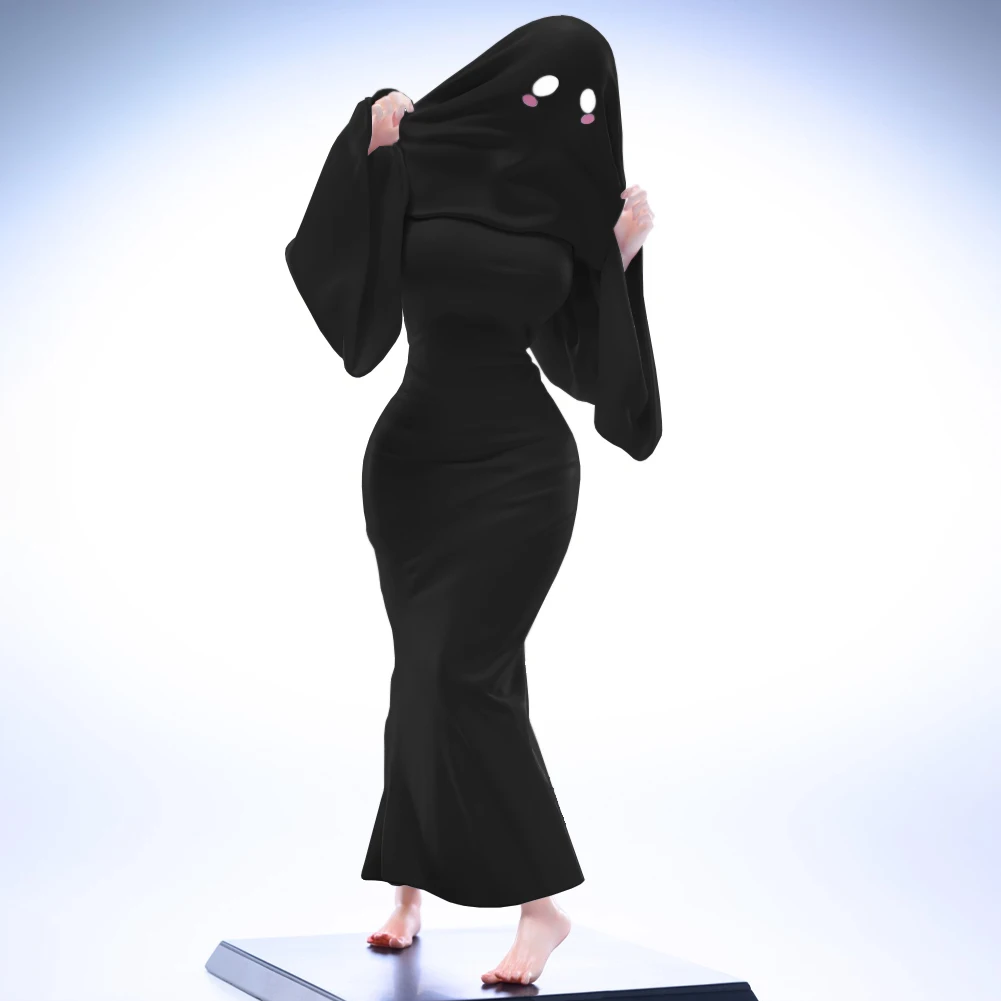 

Illustration Anime Ghost Girl Figure Halloween uniform Ghost Action Figure Sexy Girl Figure Adult Collectible Model Toys Gifts