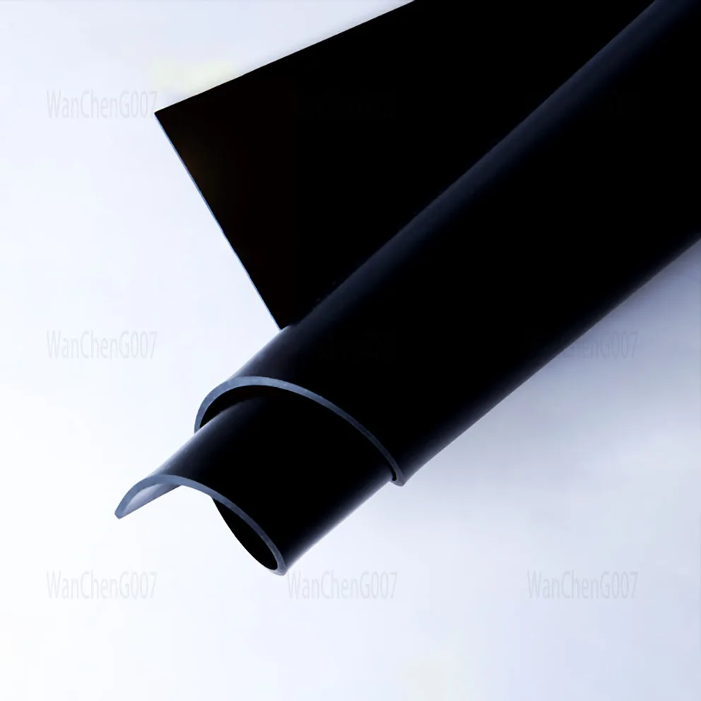 Black Silicone Rubber Sheet 200x200/500x500mm Black Silicone Sheet Silicone Sheeting for Heat Resistance Thickness1~6mm Silicone