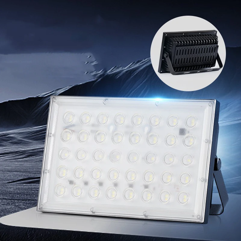 

50W 100W 200W New LED Flood Light AC 220V Reflector Spotlight Street Light Wall Lamp IP65 Waterproof Outdoor Garden Lamp