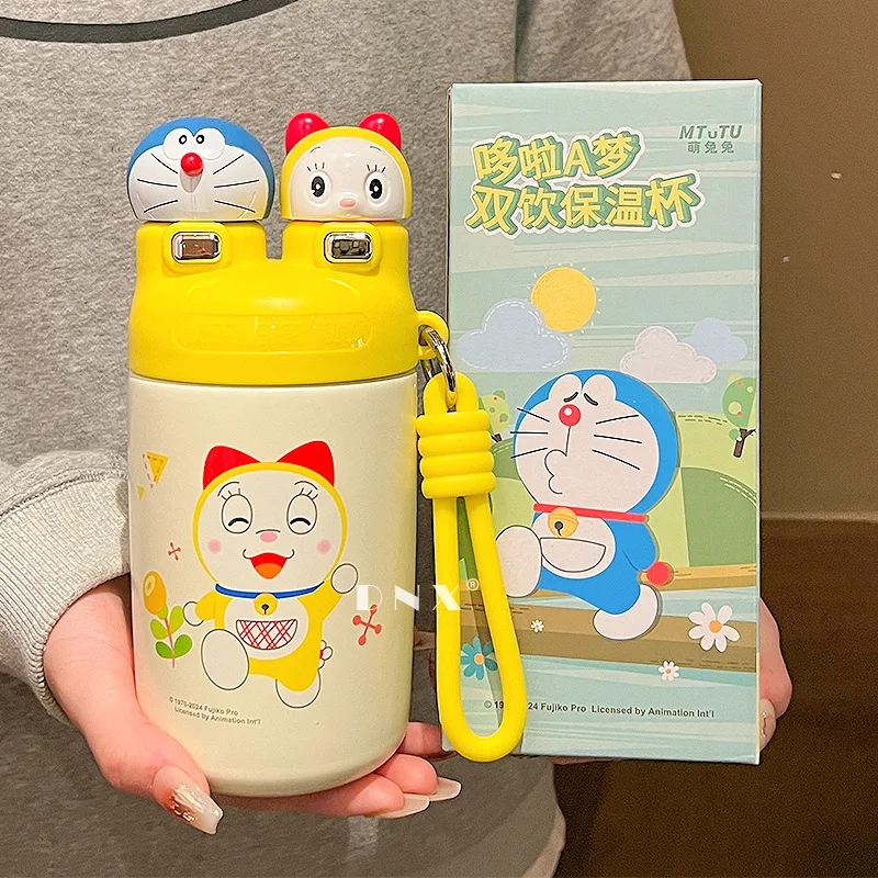 Doraemon Dorami Cute Cartoon 316 Stainless Steel Vacuum Cup Kawaii High-Capacity 610ML Water Cup Lovely Periphery Toy Home Decor