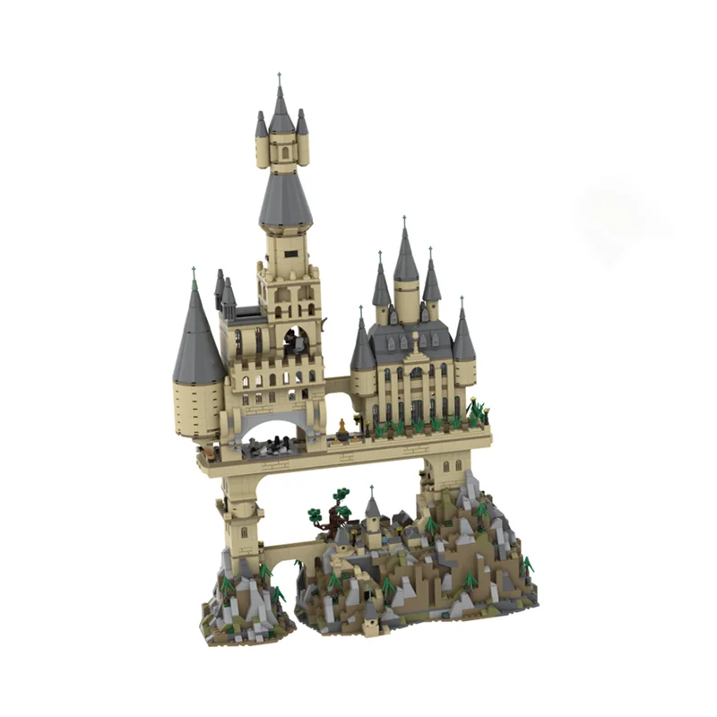 Castello modulare di mattoni da costruzione Moc - Modello alternativo di 71043 Blocchi tecnologici modello Regali di costruzione di giocattoli fai da te di Natale