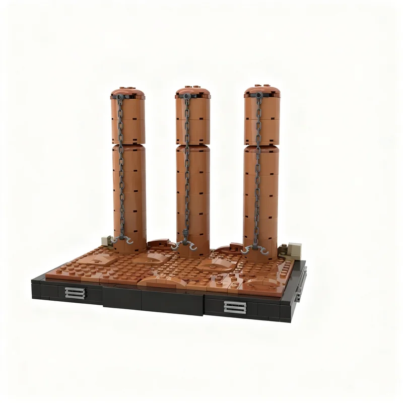 551pcs MOC Star Battle Sandy Executions Updated Model Building Blocks Architecture Christmas Gifts Education Idea Toy Brick Kids