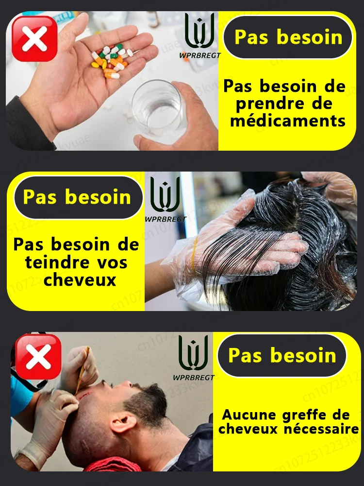 Image 6: Essence anti-blanchissante naturelle pure, élimine les cheveux blancs et noircit les cheveux dès les racines