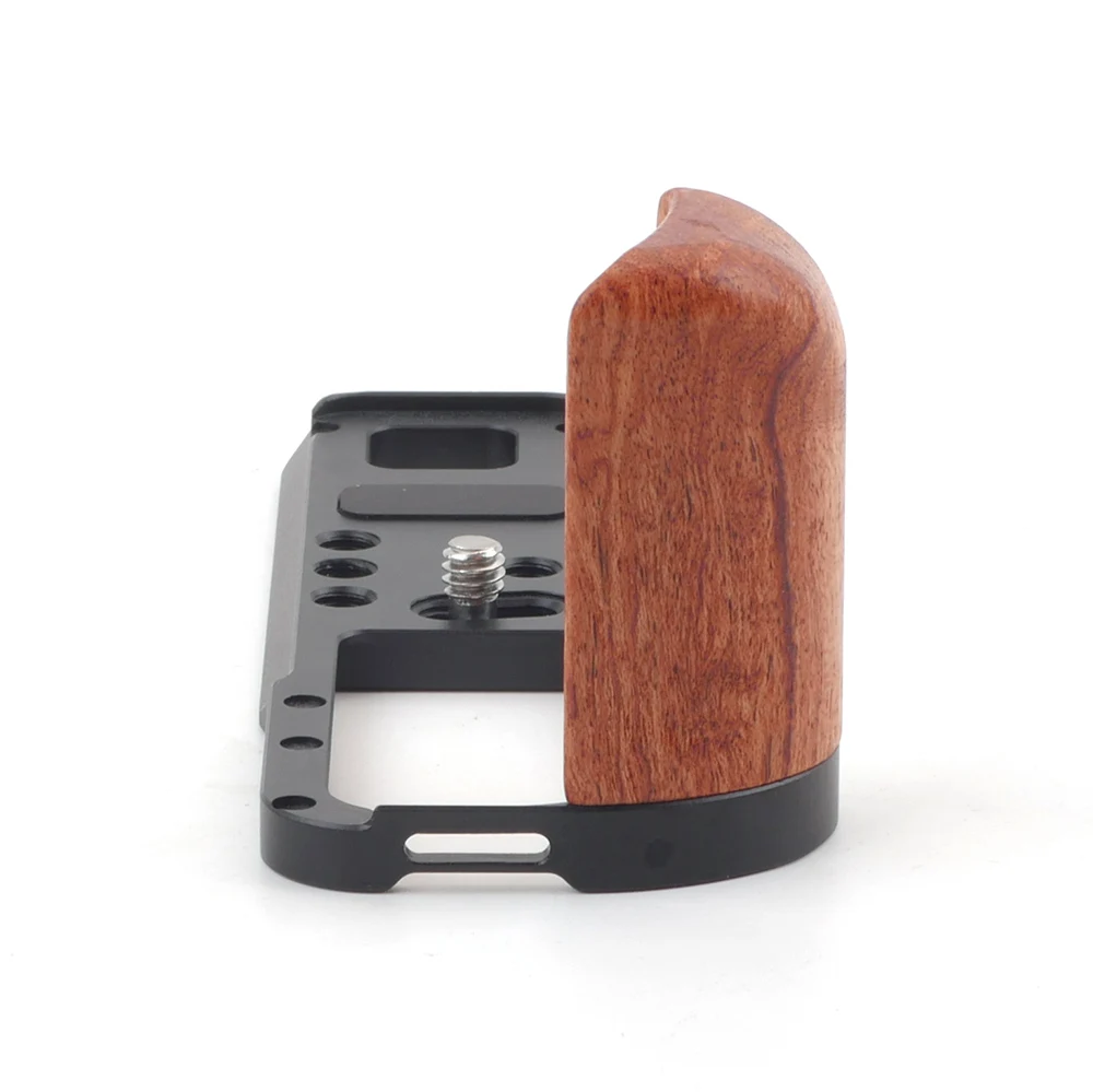 أفضل قبضة اليد لوحة الإفراج السريع لكاميرا Fujifilm X100VI Arca ترايبود جبل مقبض خشبي قبضة الخشب صالح فوجي X100 VI RRS