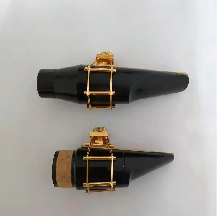 New saxophone mouthpiece ligature Clarinet soprano/tenor/alto gold-plated saxophone bakelite mouthpiece special clip accessorie