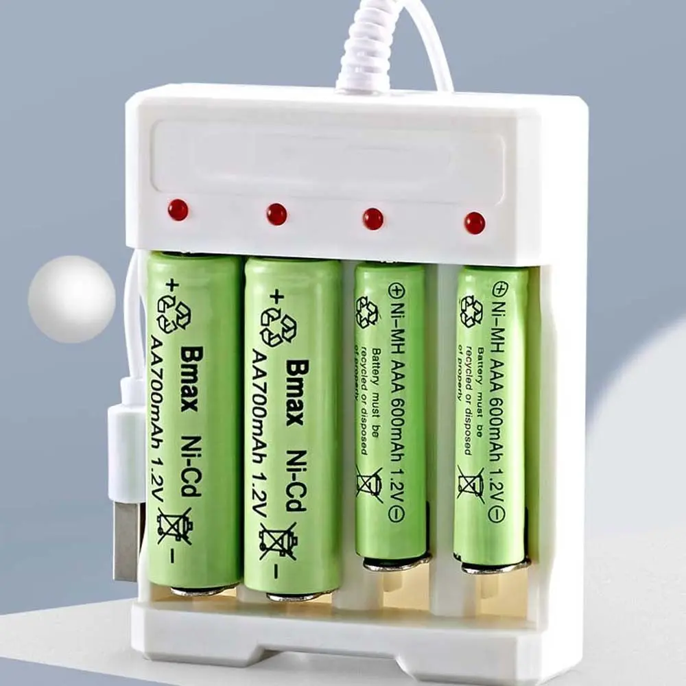 

Auto Stop Charger AAA Rechargeable Battery Charging Station Battery Charger Lithium Battery Charger Batteries USB Charger