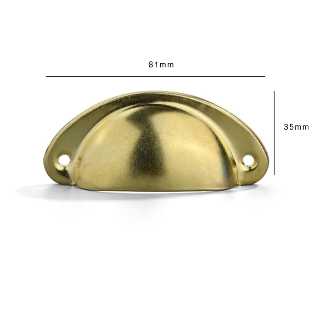 

30pcs Durable Retro Cabinet Door Knobs Luxury Furniture Hardware Wardrobe Drawer Pulls Push-pull Shell Handle Dresser