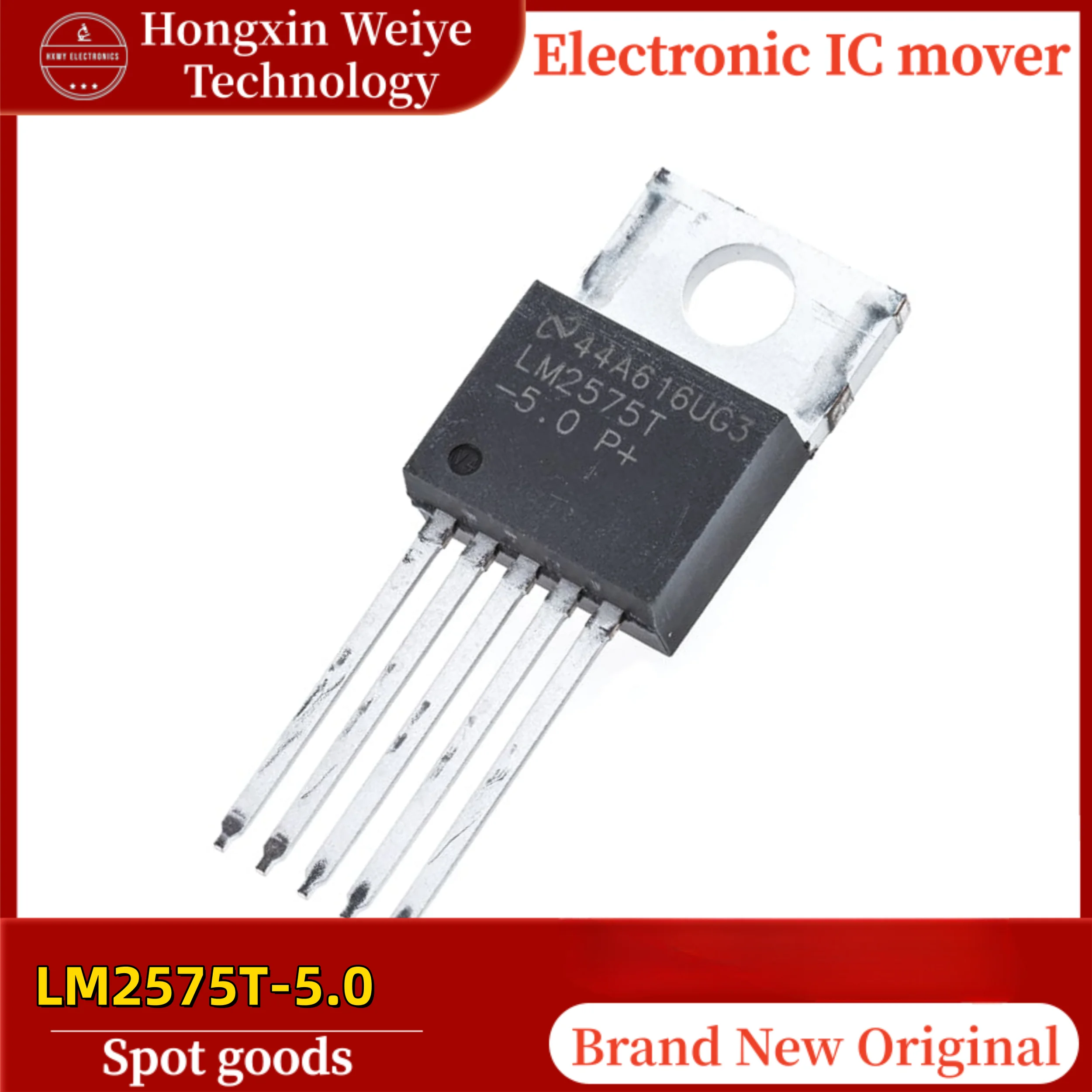 5/10 PCS LM2575T-5.0 TO-220-5 5V 1A Step-Down Switching Voltage Regulator IC Brand New In Stock