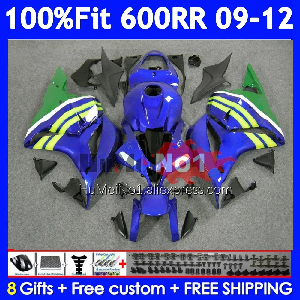 Injection For HONDA CBR600RR Green Blue CBR 600 RR CC 600RR 600CC 43No.17 CBR600 RR 2009 2010 2011 2012 F5 09 10 11 12 Fairing