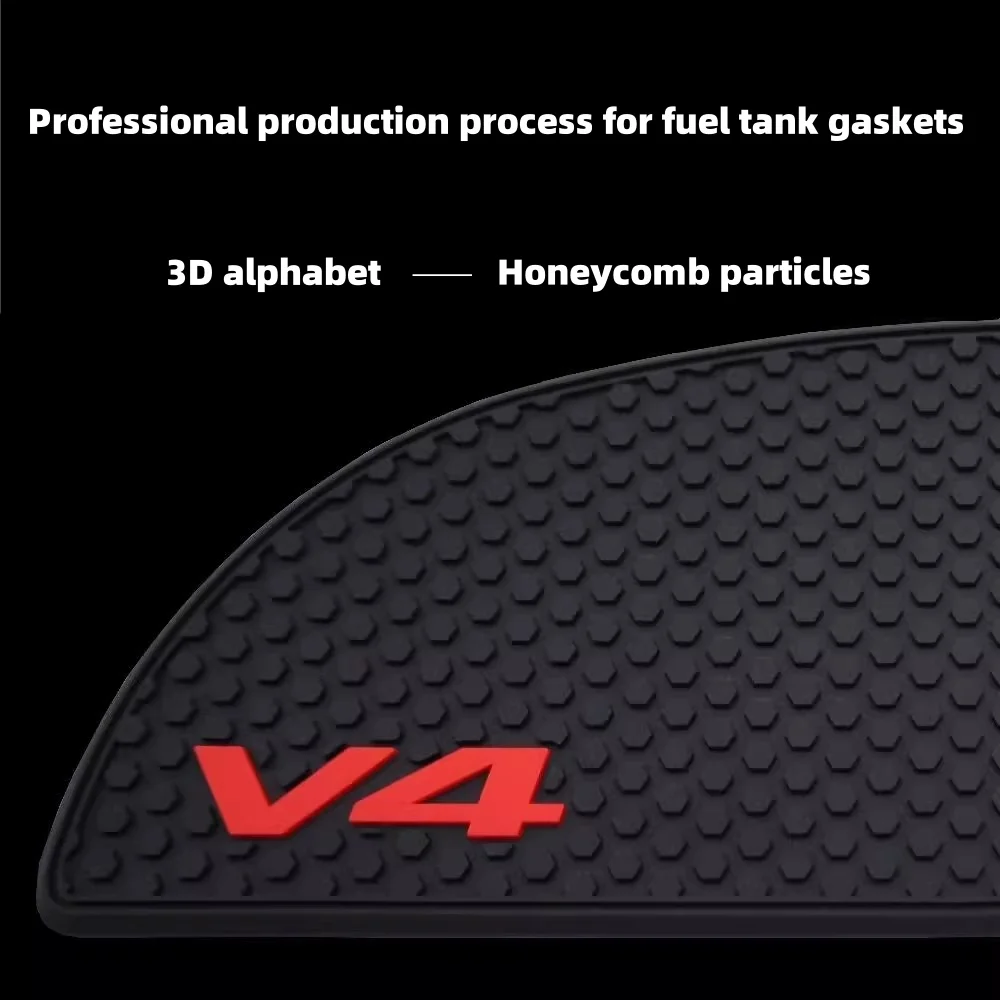 Motorcycle Fuel Tank Anti Slip Sticker For DUCATI Panigale V4 V4S 2025+ Anti Slip Side Fuel Tank Protection Pad Modification