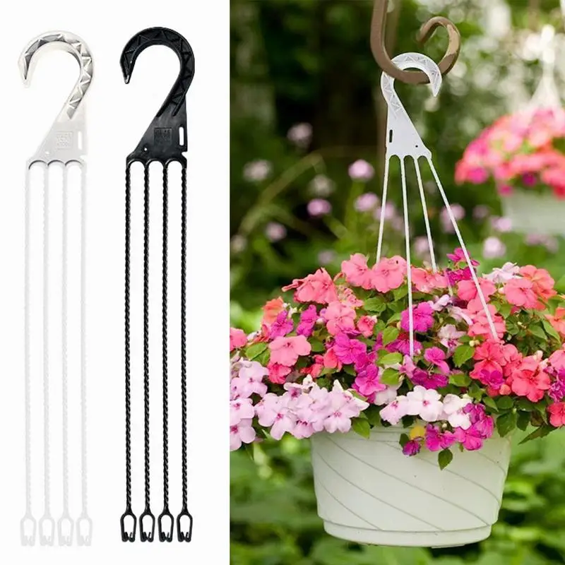 

Flower Pot Hangers Outdoor Heavy Duty 5 Pieces Planter Hooks Gardening & Lawn Accessory for Greening Coat Closet Bird Lantern