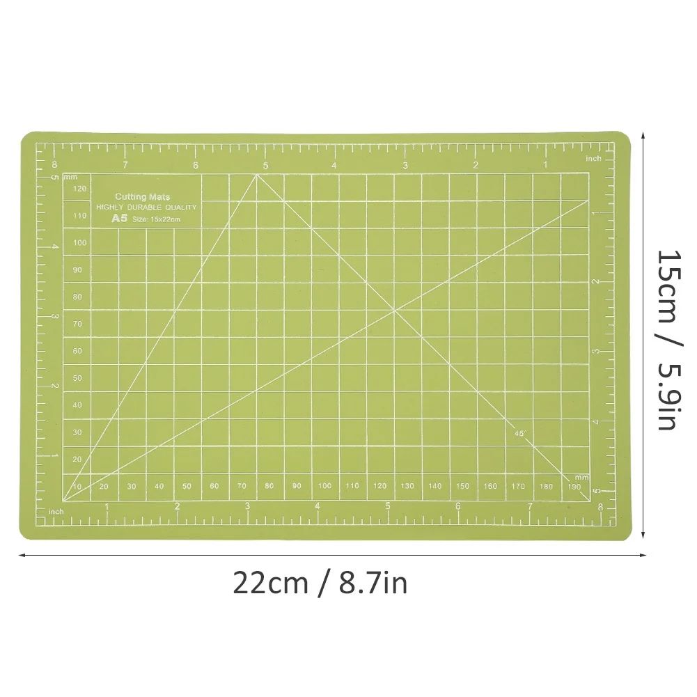 4pcs-cutting-mat-a5-black-pvc-model-cut-pad-craft-paper-carving-engraving-scale-board