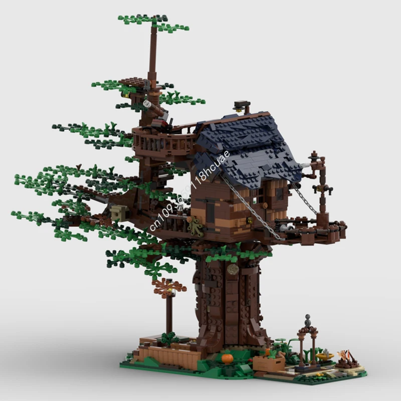 2374ピース MOC 新しい生命の木の家 組み立てブロック クリスマス DIY クラフトプロジェクト 創造的な家族に最適 組み立てギフト