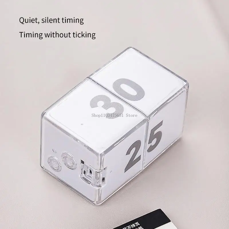  Study Timer with Flipping Gravities Sensors Rotating Cubes Time Trackers 10 Presets Time