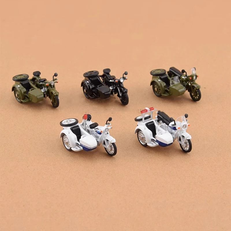 

1:64 Scale 750 Side Three Wheeled Motorcycle Simulation Plastic Toys Model Classics Collectible Souvenir Gifts Static Display