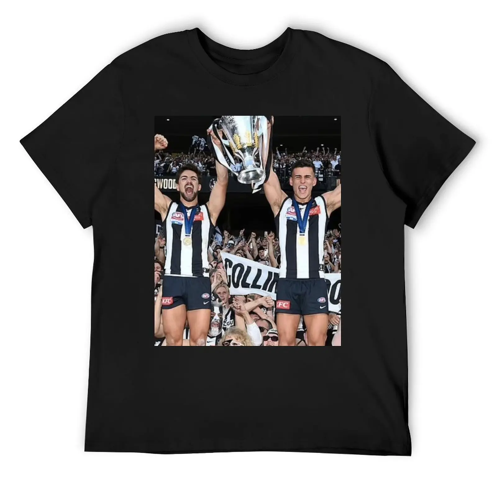 

Daicos Brothers Premiership Trophy Collingwood T-Shirt anime clothes customs mens t shirt graphic