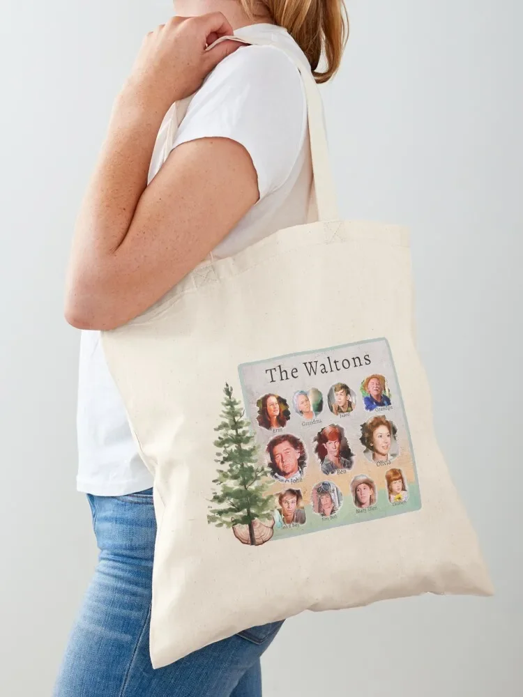 

The Waltons TV Show Tote Bag bags luxury women bag for beach Canvas shoulder bag tote bags cloth bags