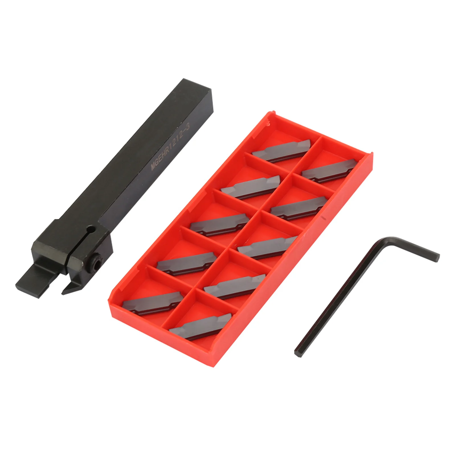 MGEHR1212-3 حامل أدوات فراق المخرطة مع 10 قطع #3