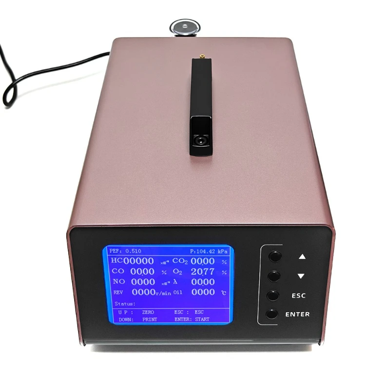

Automotive Exhaust Analyzer MQZ-201 Refractive Smoke Meter Exhaust Gas Five Gas Detector