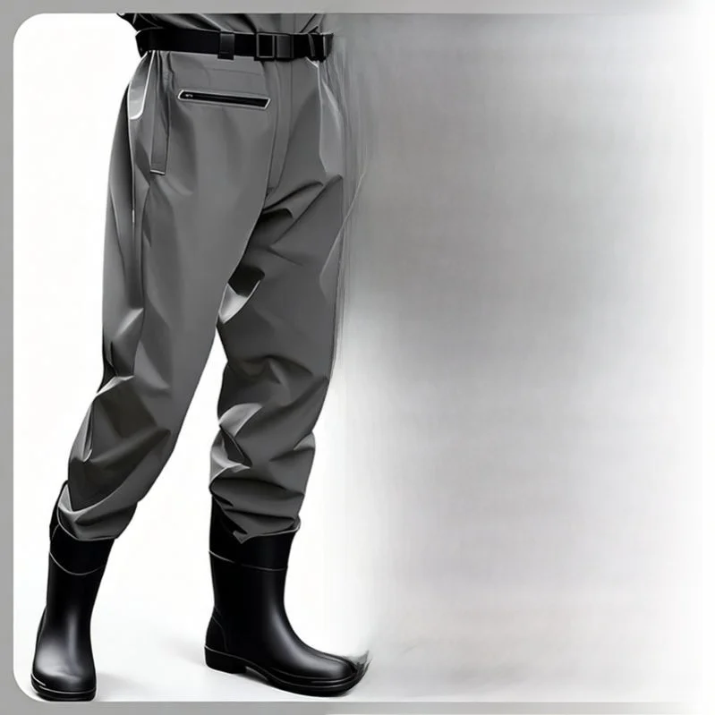 Ultra-Thin Thickened Waterproof Overalls Fishing Shoes Full-Length Nylon Wading Suit Men's Outdoor Camping Travel Gear
