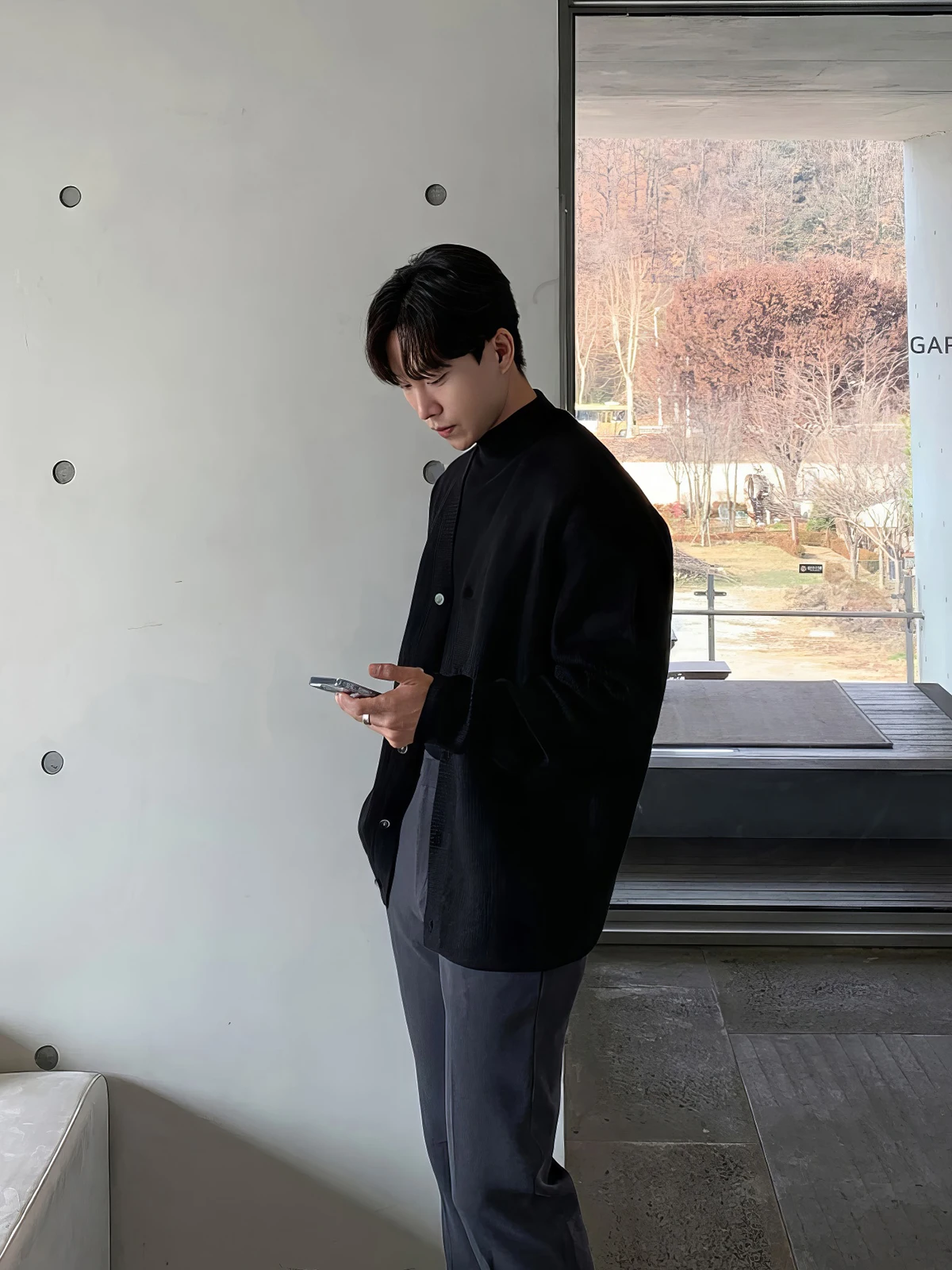 Maglione cardigan aperto V-Ne casual da uomo primavera autunno lungo Sve lavorato a maglia irt semplice abbinato capispalla per il tempo libero colore puro