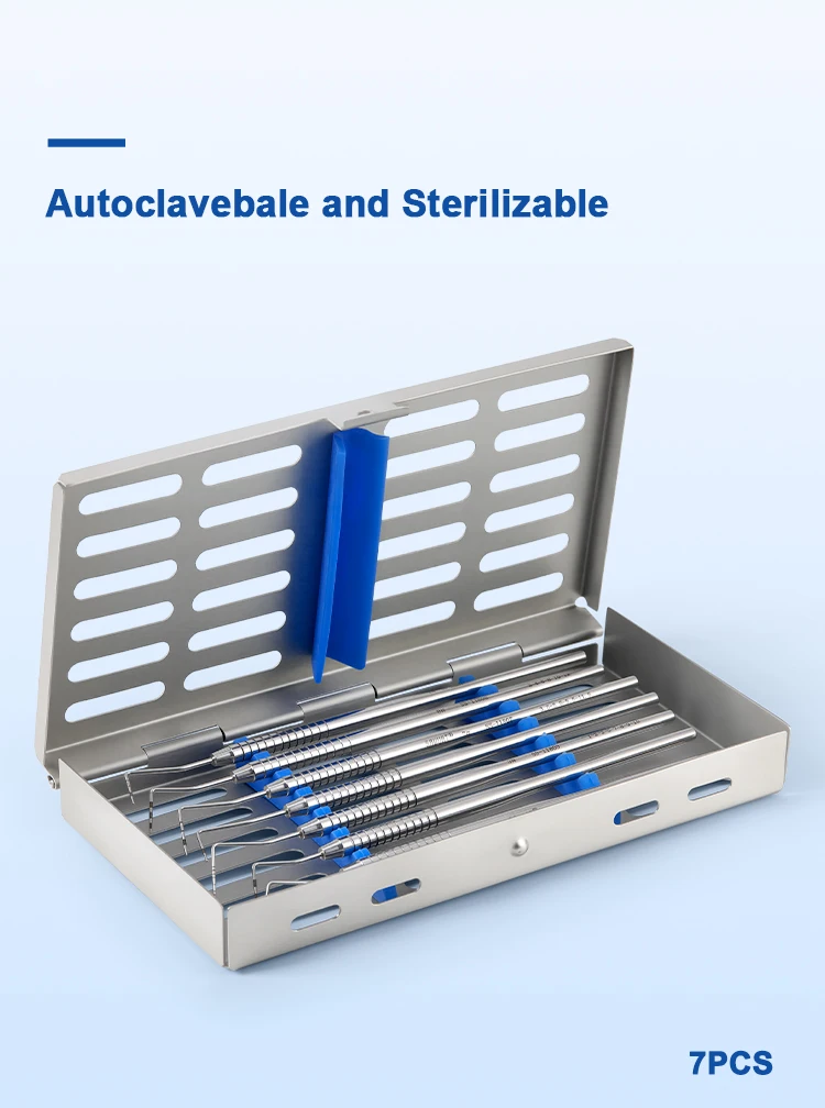 AZDENT Dental Sterilisation Rack Kassette 5/7/10/20 Gitter Datei Bohrer Desinfektion Tablett Chirurgische Sterilisation Box Abnehmbare – Detail 12