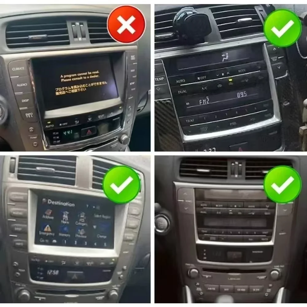 Car Radio Android 16 For Lexus IS250 IS300 IS200 IS220 IS350 2005 - 2012 Qualcomm 4G LTE Stereo Head Unit DSP QLED Multimedia BT