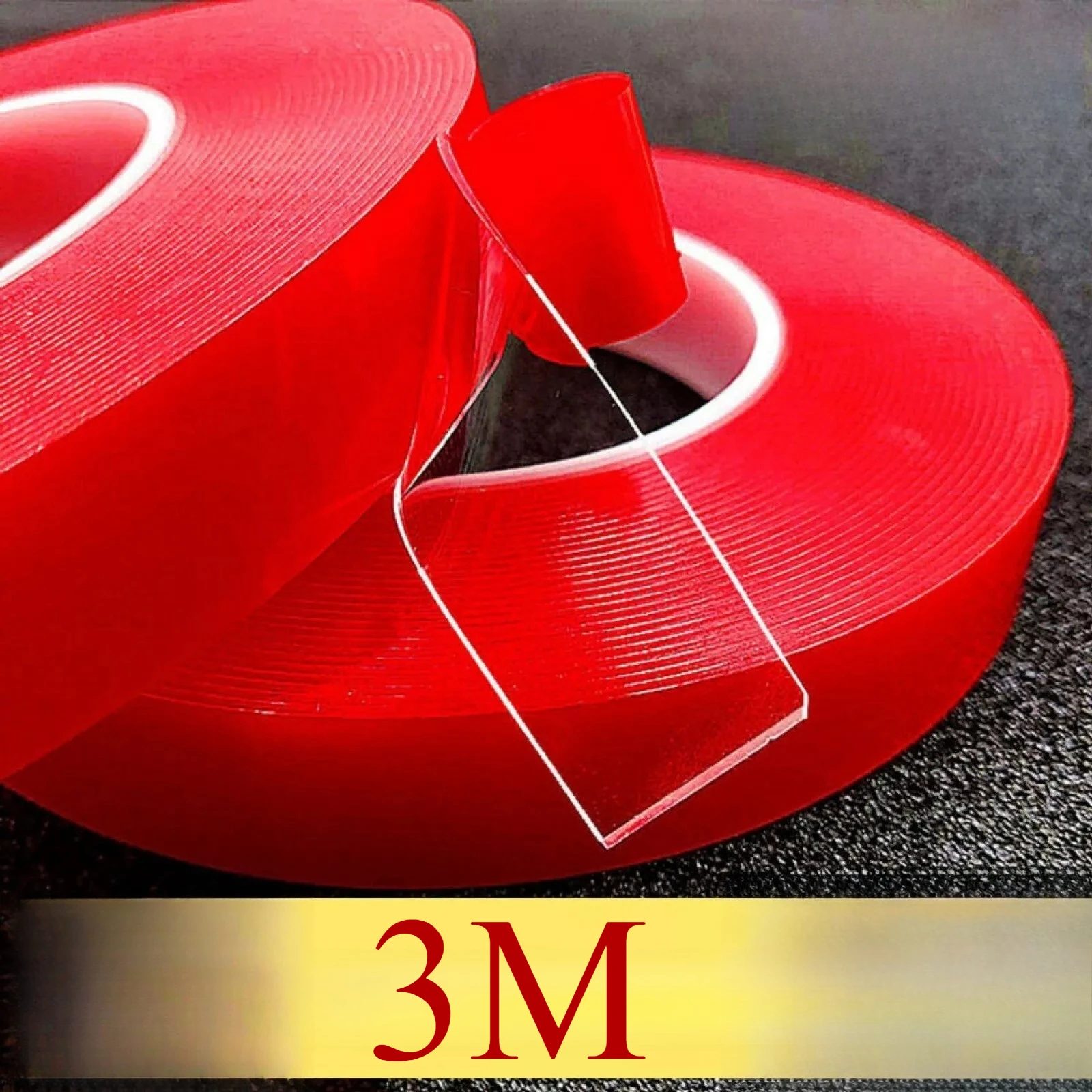 

3M Car Strong Double Sided Adhesive Stickers Tape Nano Transparent Reusable Waterproof Auto Tape Clean Tools Car Protect Sticker