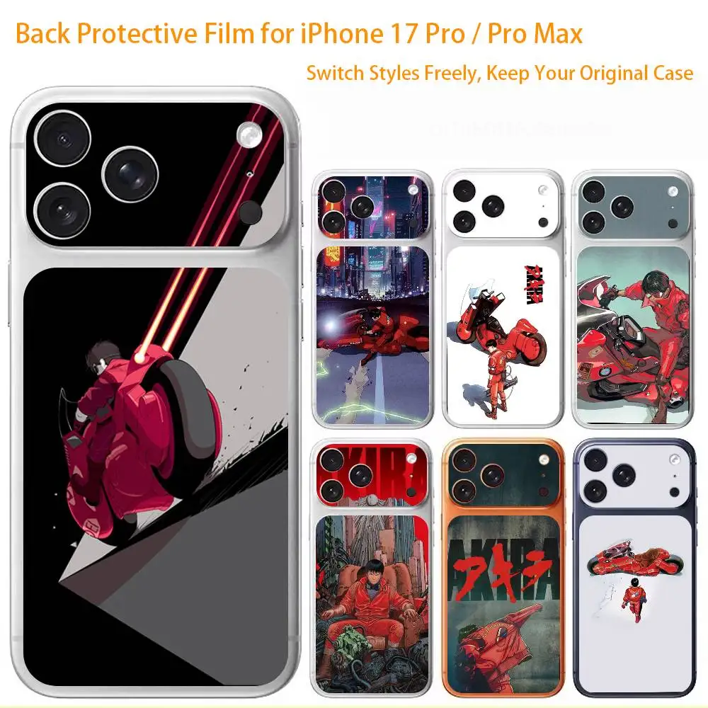 

Anime A-Akira Cool 3D Full Body Skin Decal for iPhone 17/Pro/Pro Max Color Rear Protective Sticker