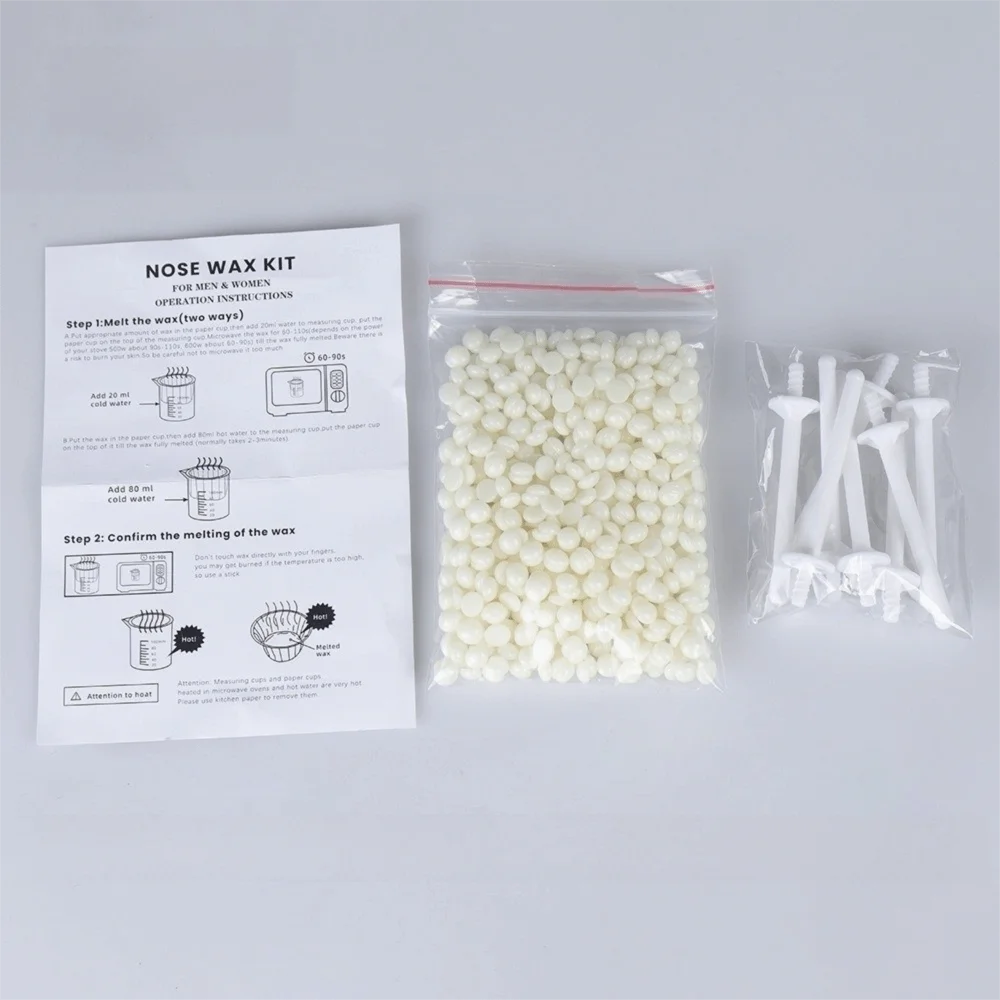 25/50pcs Pain-Free Nose Hair Removal Wax Kit‌ Butter-Bean Beauty Accessories Tools Remove Nose Hair Stick Set