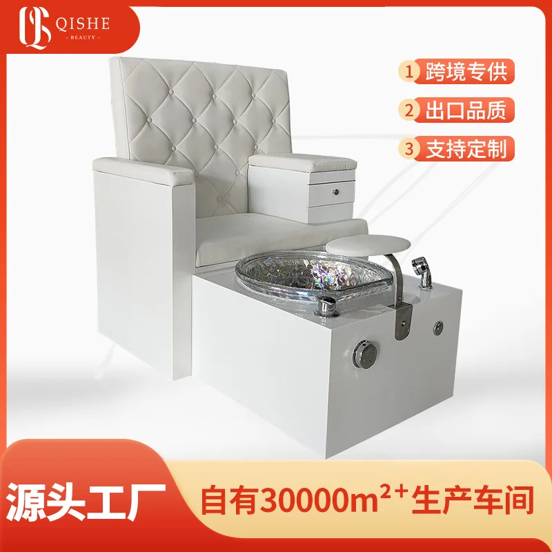 Pedicure Chair Foot Bath SPA Sofa Electric Foot Massage Nail Sofa Chair