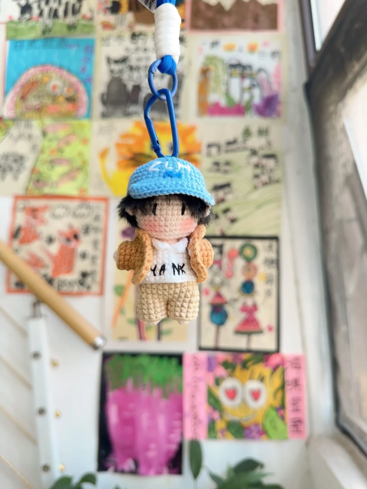handmade-yarn-crochet-zhang-linghe-shape-doll-pendant-support-bag-decorative-hanging-ornament-creative-gift-for-all-gender