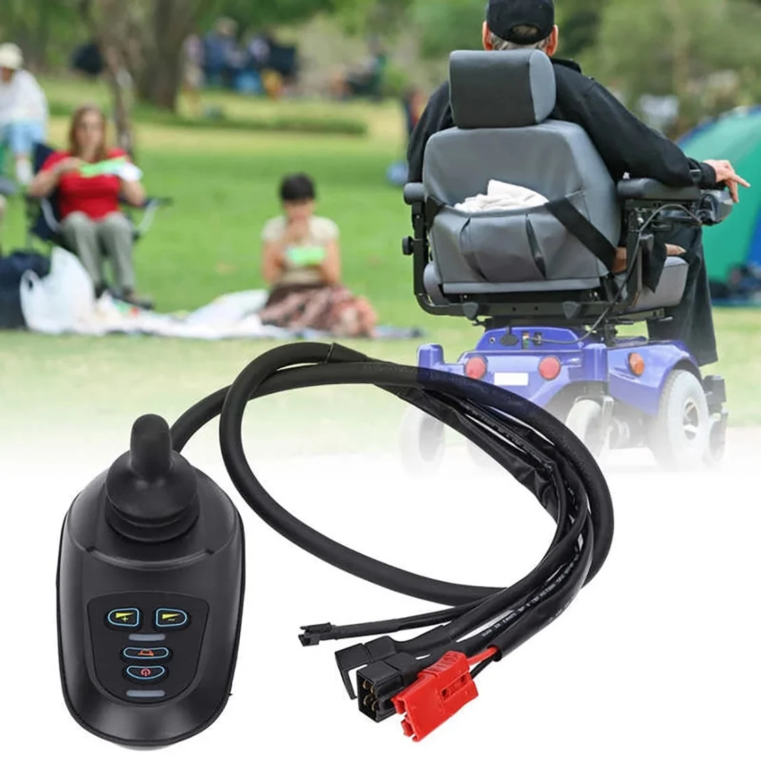 Universal 24V Electric Wheel Chair Joystick Controller for Electric Wheelchairs,Intelligent Robots, Amusement